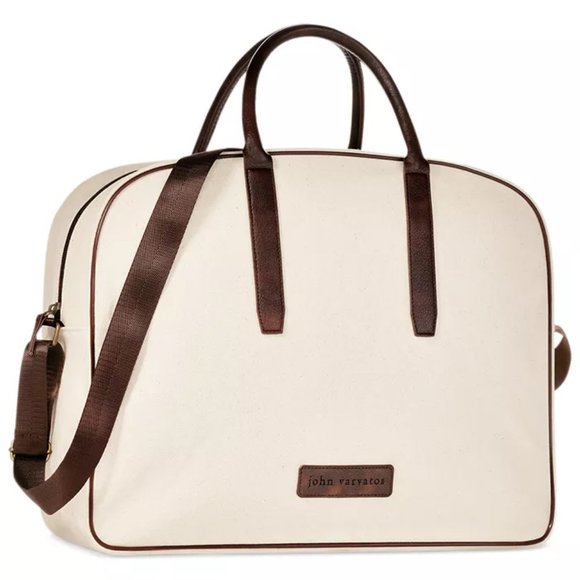 John Varvatos Bags Nwt John Varvato Large Canvas Weekendertravel Duffle Bag Poshmark